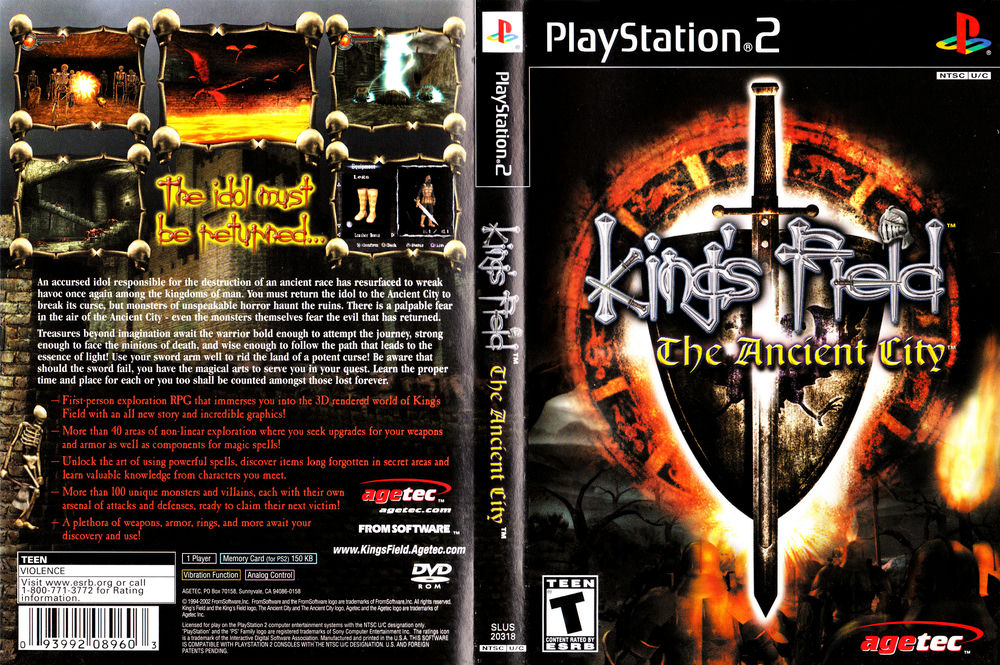 King S Field The Ancient City Playstation Videogamex