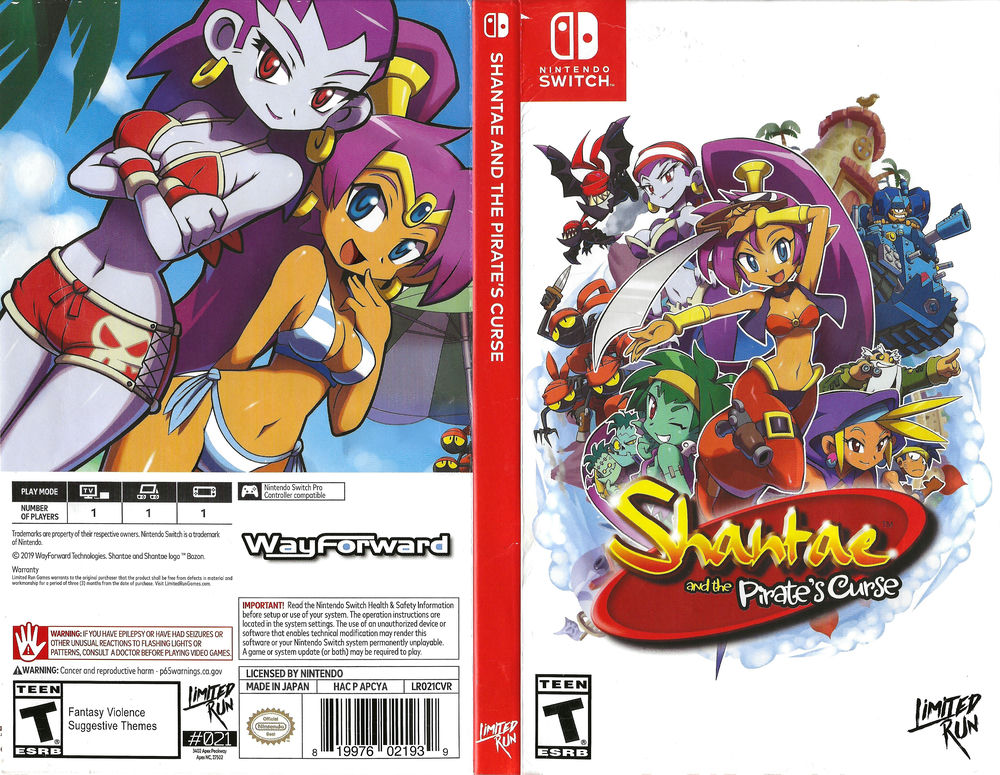 Shantae And The Pirate S Curse Switch Videogamex