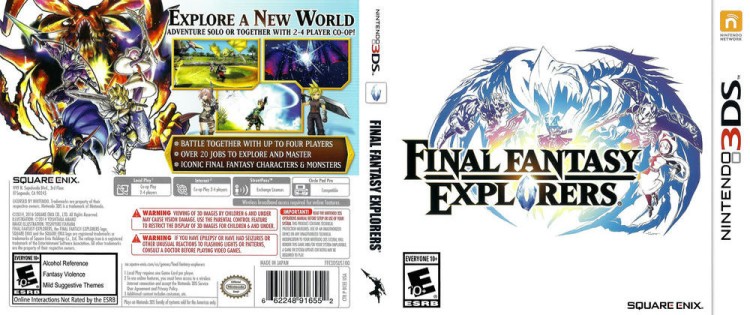 Final Fantasy: Explorers - Nintendo 3DS | VideoGameX