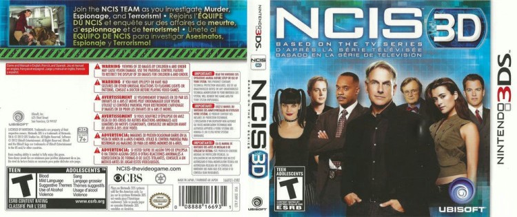 NCIS 3D - Nintendo 3DS | VideoGameX