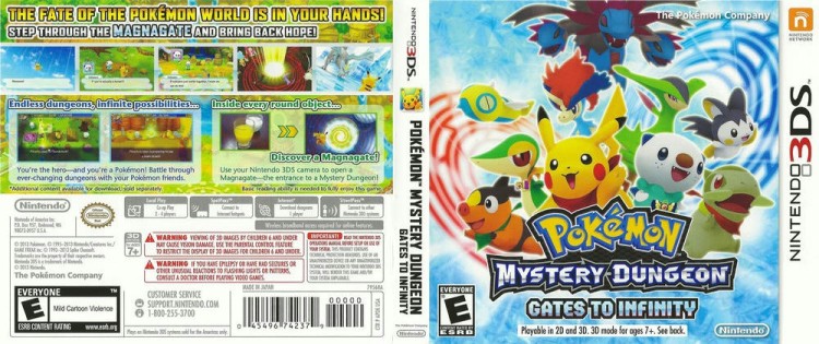 Pokémon Mystery Dungeon: Gates to Infinity - Nintendo 3DS | VideoGameX