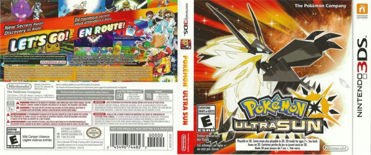 Pokémon Ultra Sun - Nintendo 3DS | VideoGameX