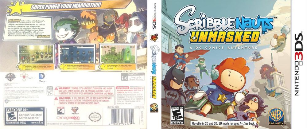 Scribblenauts Unmasked: A DC Comics Adventure - 3DS | VideoGameX