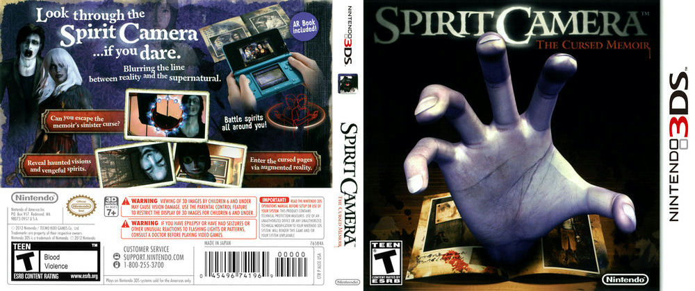 Spirit Camera The Cursed Memoir for Nintendo store 3DS