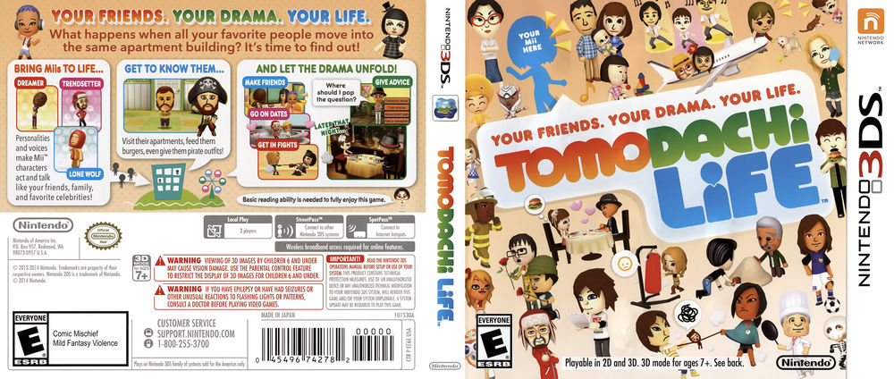 Tomodachi VideoGameX - Life | 3DS Nintendo