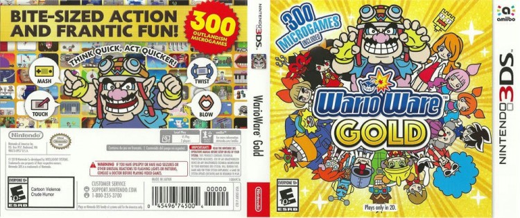 WarioWare Gold - Nintendo 3DS | VideoGameX