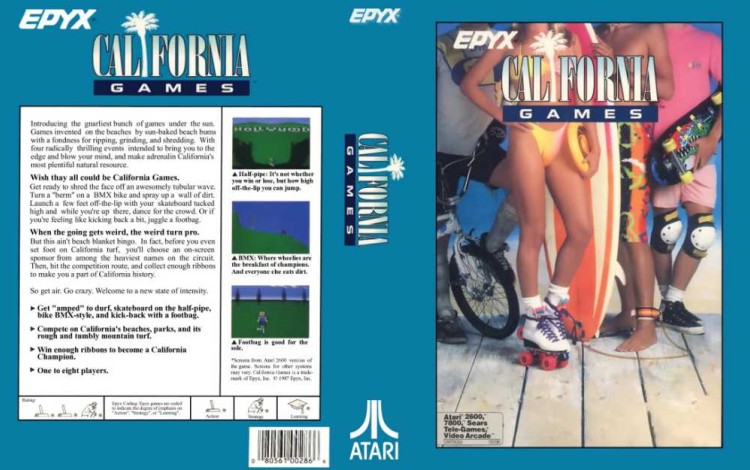 California Games - Atari 2600 | VideoGameX