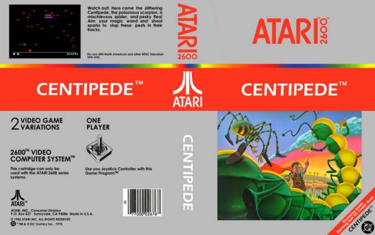 Centipede - Atari 2600 | VideoGameX