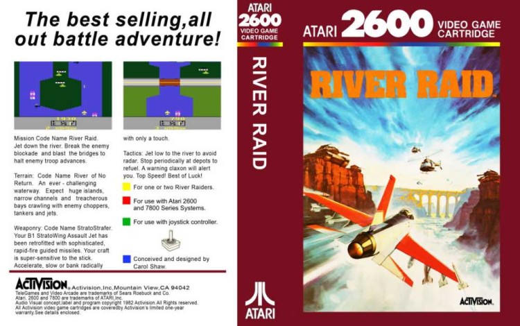 River Raid - Atari 2600 | VideoGameX