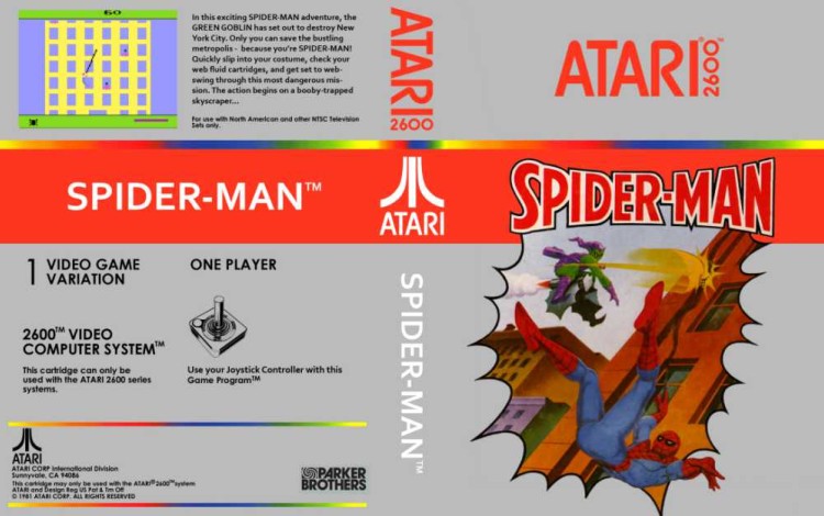 Spider-Man - Atari 2600 | VideoGameX