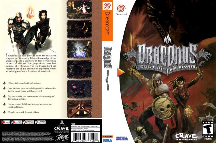 Draconus: Cult of the Wyrm - Sega Dreamcast | VideoGameX