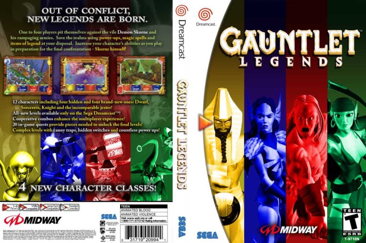 Gauntlet Legends - Sega Dreamcast | VideoGameX