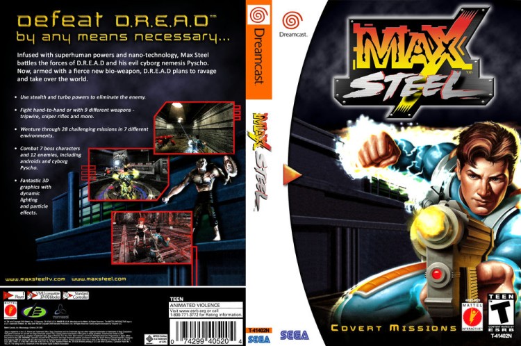 Max Steel: Covert Missions - Sega Dreamcast | VideoGameX