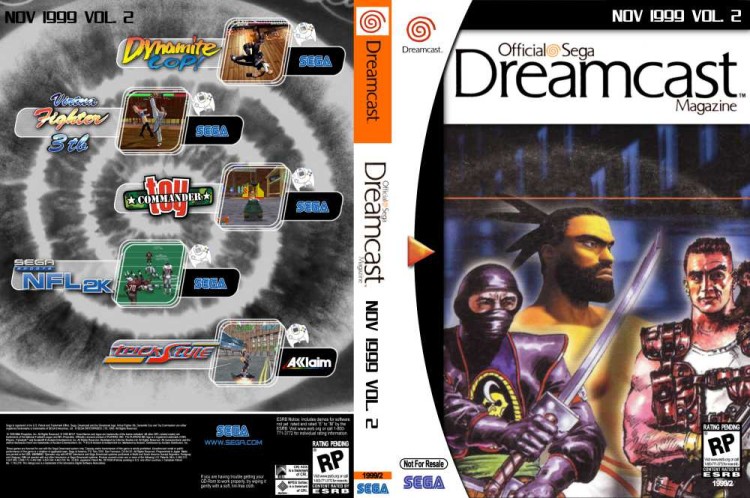 Official Sega Dreamcast Magazine Vol. 2 - November 1999 [Demo] - Sega Dreamcast | VideoGameX