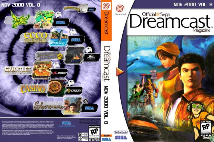 Official Sega Dreamcast Magazine Vol. 8 - November 2000 [Demo] - Sega Dreamcast | VideoGameX