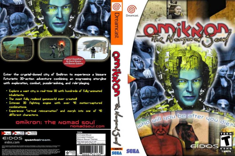 Omikron: The Nomad Soul - Sega Dreamcast | VideoGameX