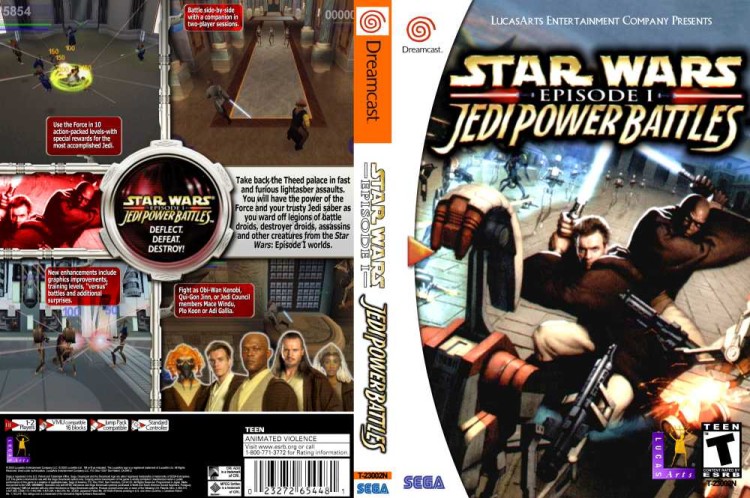 Star Wars: Episode I - Jedi Power Battles - Sega Dreamcast | VideoGameX