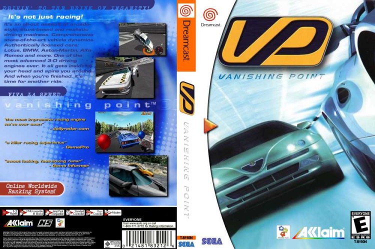 Vanishing Point - Sega Dreamcast | VideoGameX