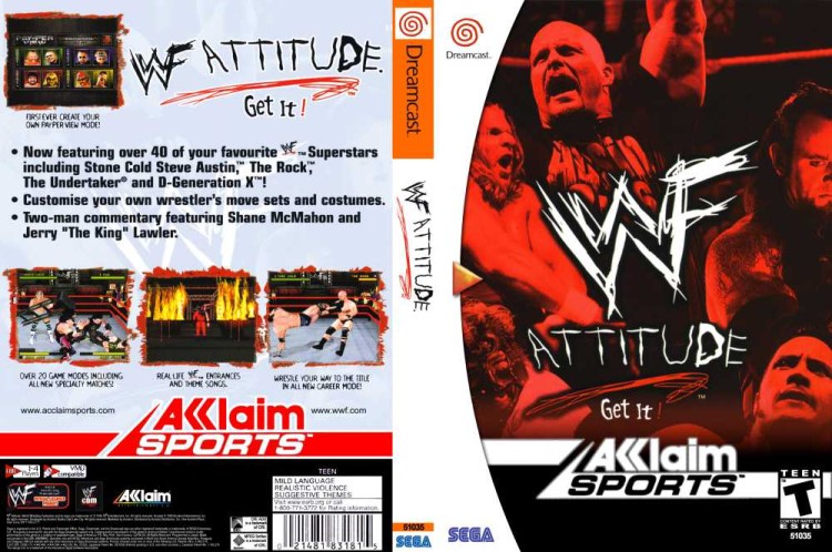 WWF Attitude - Sega Dreamcast | VideoGameX