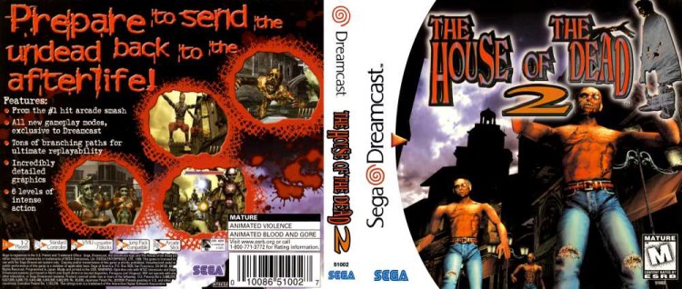 House of the Dead 2 - Sega Dreamcast | VideoGameX