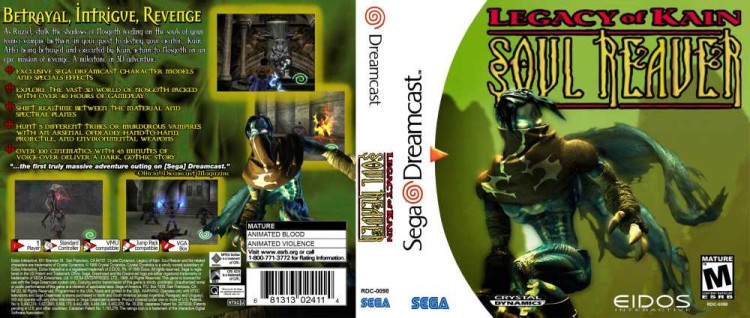 Legacy of Kain: Soul Reaver - Sega Dreamcast | VideoGameX