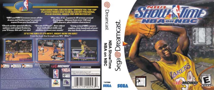 NBA Showtime: NBA on NBC - Sega Dreamcast | VideoGameX