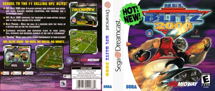 NFL Blitz 2000 [HOT! NEW!] - Sega Dreamcast | VideoGameX