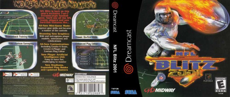 NFL Blitz 2001 - Sega Dreamcast | VideoGameX