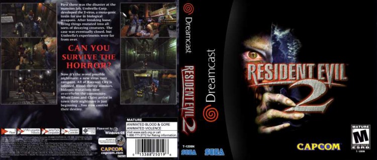 Resident Evil 2 - Sega Dreamcast | VideoGameX