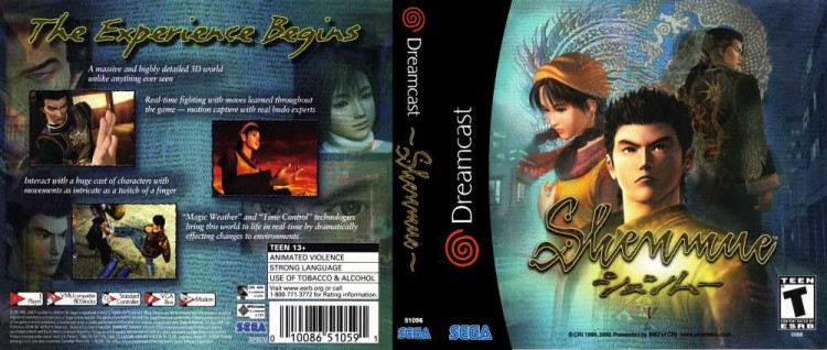 Shenmue - Sega Dreamcast | VideoGameX