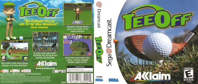 Tee Off - Sega Dreamcast | VideoGameX