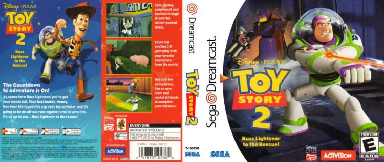 Toy story 2 store dreamcast