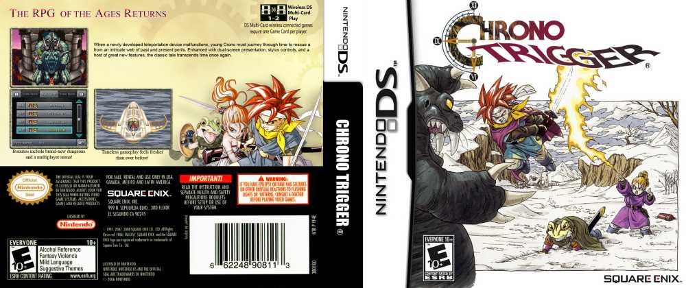 Chrono Trigger for Nintendo deals DS