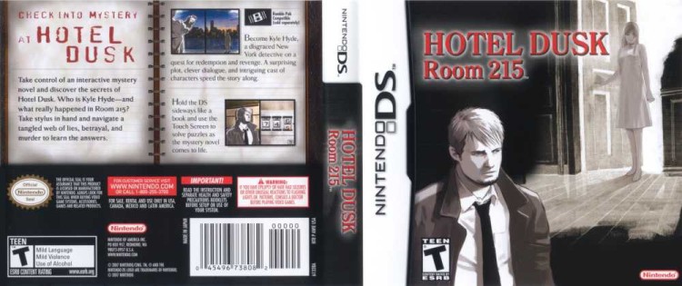 Hotel Dusk: Room 215 - Nintendo DS | VideoGameX