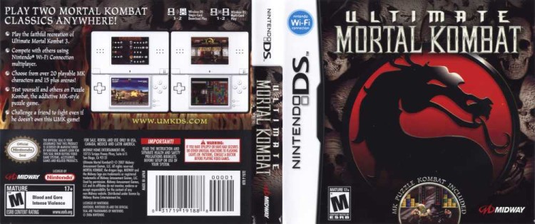 Ultimate Mortal Kombat - Nintendo DS | VideoGameX