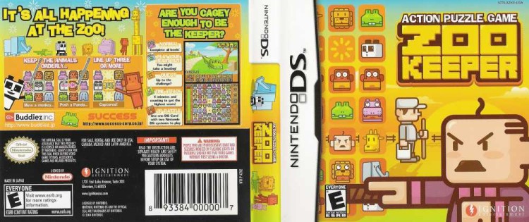 Zoo Keeper - Nintendo DS | VideoGameX