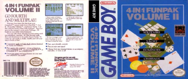 4 in 1 Funpak: Volume II - Game Boy | VideoGameX