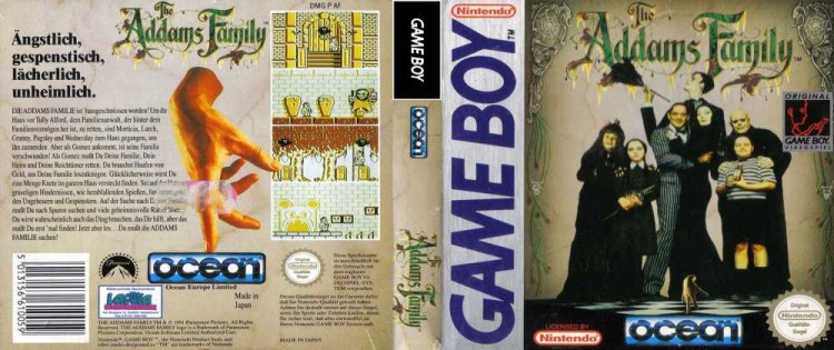 Addams Family, The - Game Boy | VideoGameX