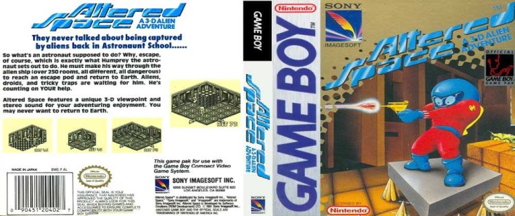 Altered Space - Game Boy | VideoGameX