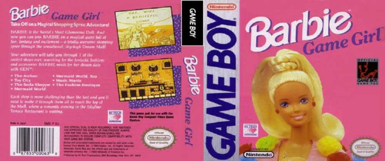 Barbie Game Girl - Game Boy | VideoGameX