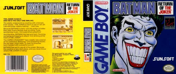 Batman: Return of the Joker - Game Boy | VideoGameX