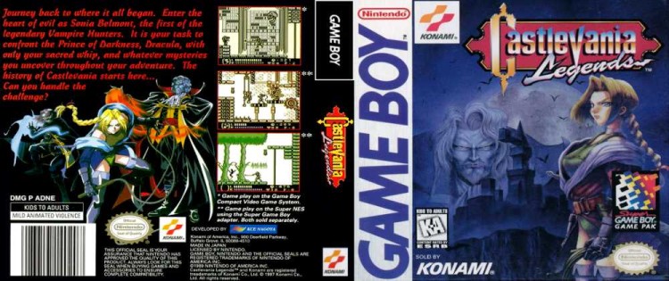 Castlevania Legends - Game Boy | VideoGameX