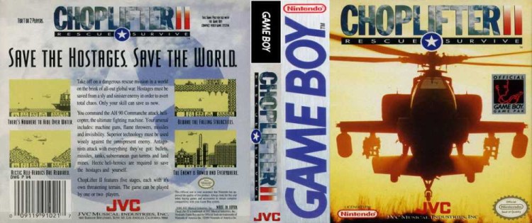 Choplifter II - Game Boy | VideoGameX