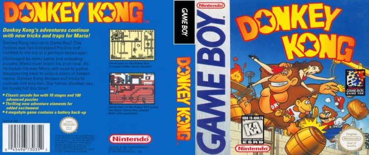 Donkey Kong - Game Boy | VideoGameX