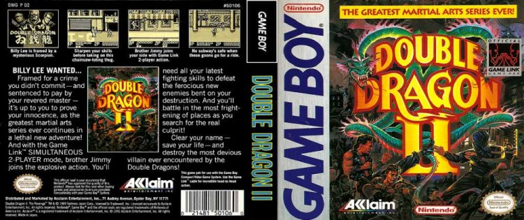 Double Dragon II - Game Boy | VideoGameX