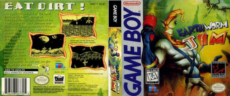 Earthworm Jim - Game Boy | VideoGameX