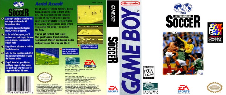 FIFA International Soccer - Game Boy | VideoGameX