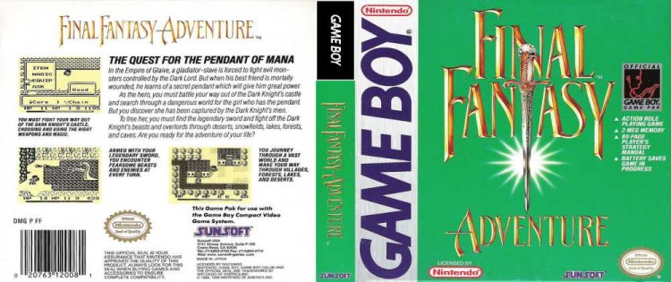 Final Fantasy Adventure - Game Boy | VideoGameX