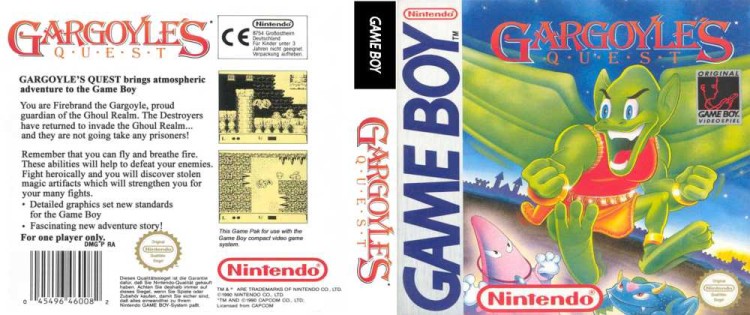 Gargoyle's Quest: Ghosts'n Goblins - Game Boy | VideoGameX