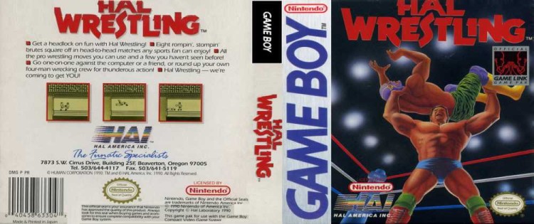 HAL Wrestling - Game Boy | VideoGameX